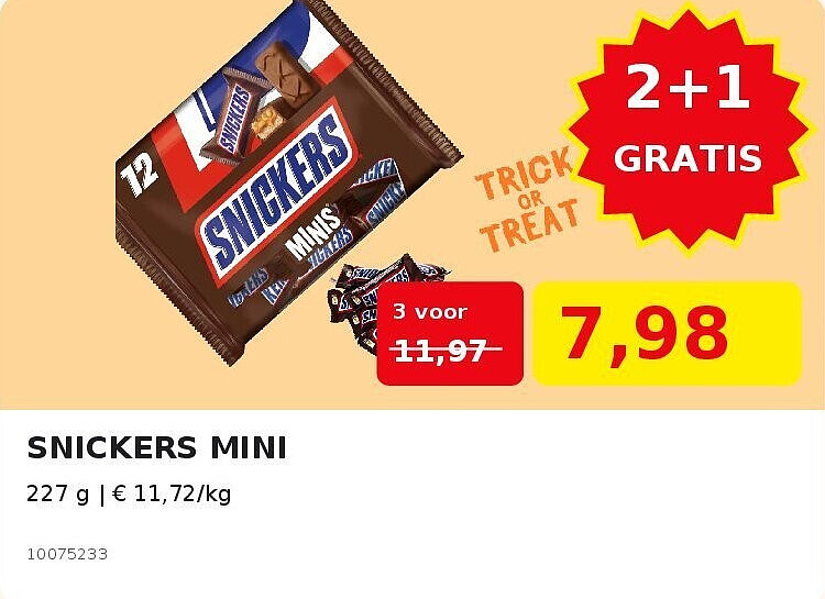 SNICKERS MINI
