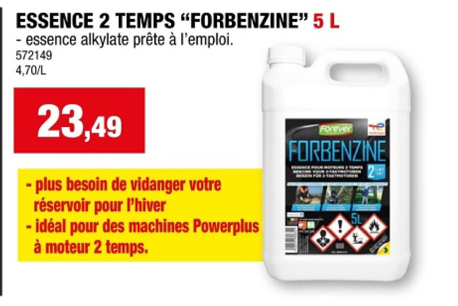 ESSENCE 2 TEMPS "FORBENZINE" 5 L