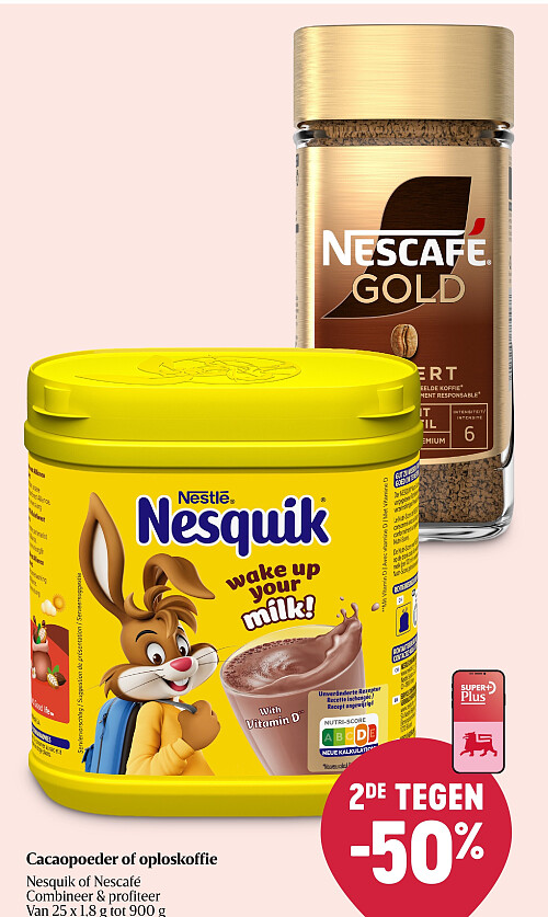 Cacaopoeder of oploskoffie