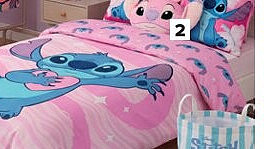Groot kussen in de vorm van Stitch