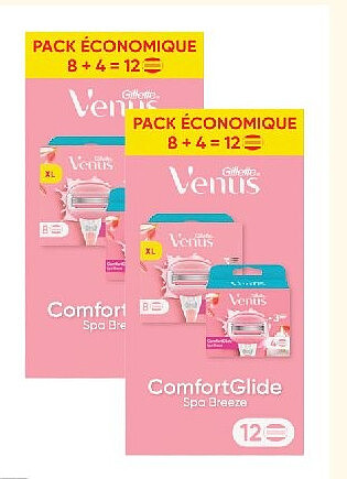 Lames Venus Gillette lot de 12 (8+4)