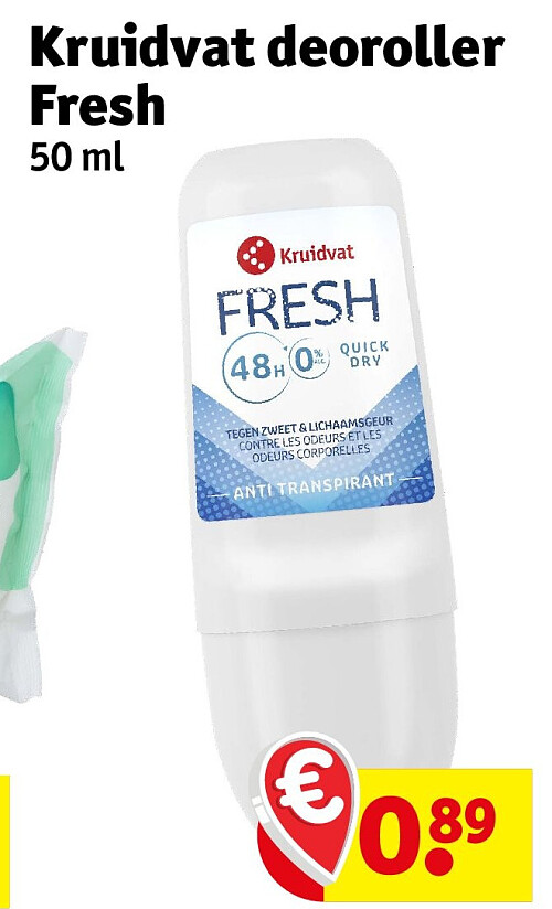Kruidvat deoroller Fresh