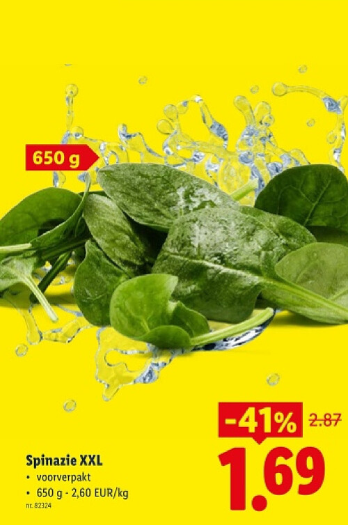 Spinazie XXL