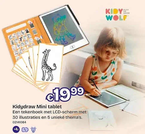 Kidydraw Mini tablet