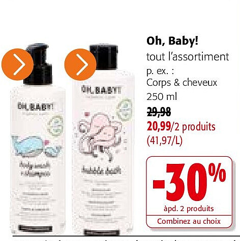 Oh, Baby! Corps & cheveux 250 ml