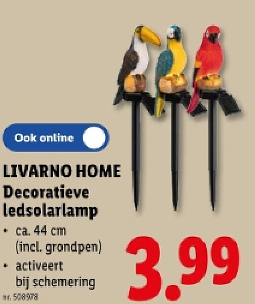 Decoratieve ledsolarlamp