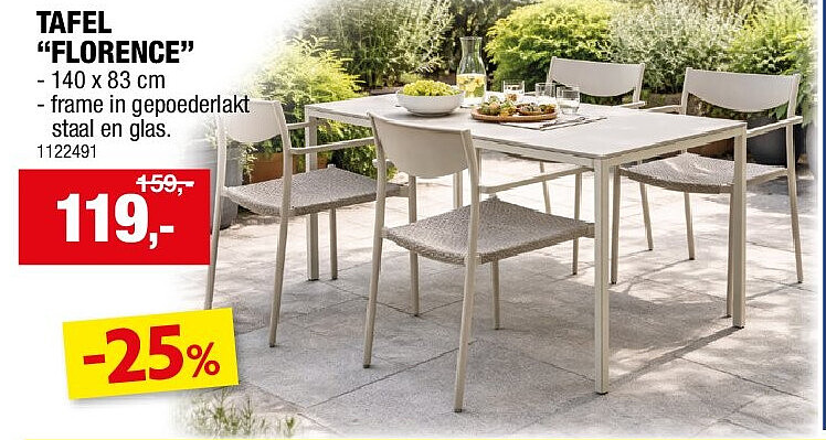 TAFEL “FLORENCE”