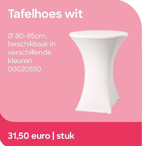Tafelhoes wit