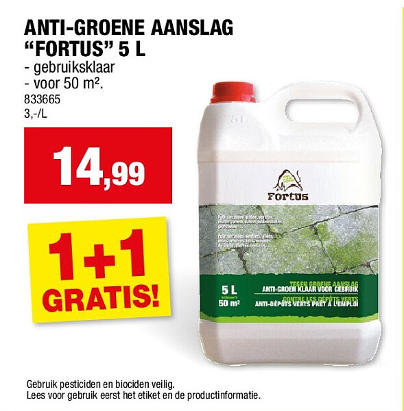 ANTI-GROENE AANSLAG “FORTUS” 5 L