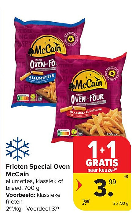 Frieten Special Oven McCain