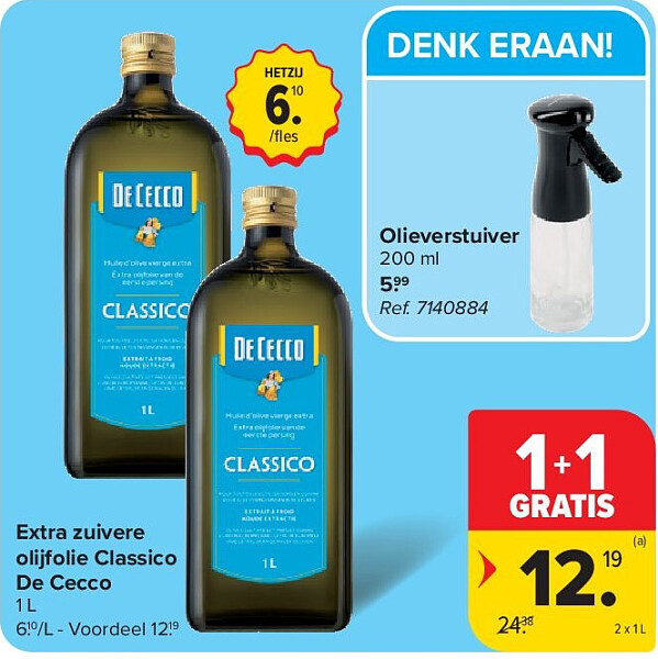 Extra zuivere olijfolie Classico De Cecco
