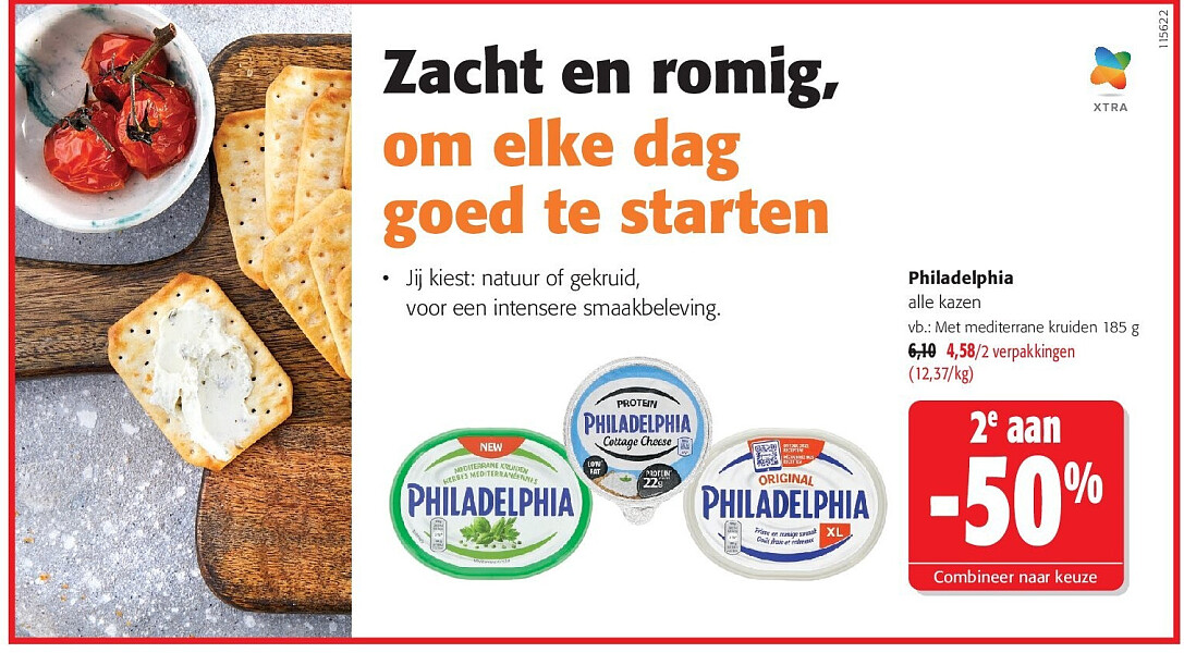Philadelphia Met mediterrane kruiden 185 g