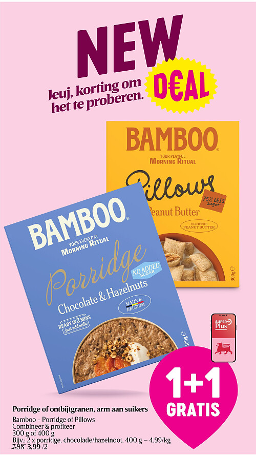 Porridge of ontbijtgranen, arm aan suikers