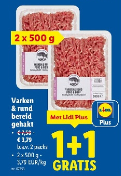 Varken & rund LADL bereid gehakt
