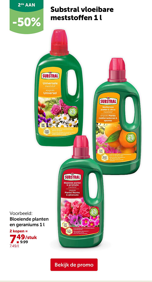 Bloeiende planten en geraniums 1 l