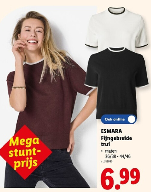 Fijngebreide trui