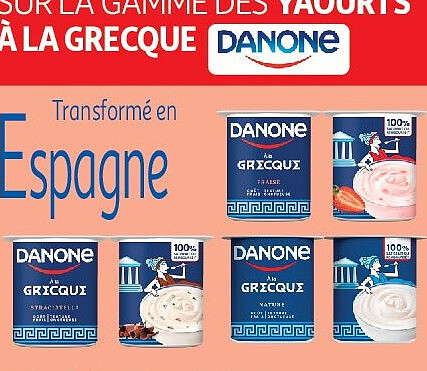 Yaourts à la grecque Danone