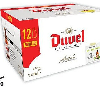Bière blonde Duvel 12 x 33 cl