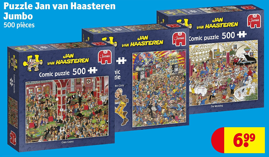Puzzle Jan van Haasteren Jumbo 500 pièces