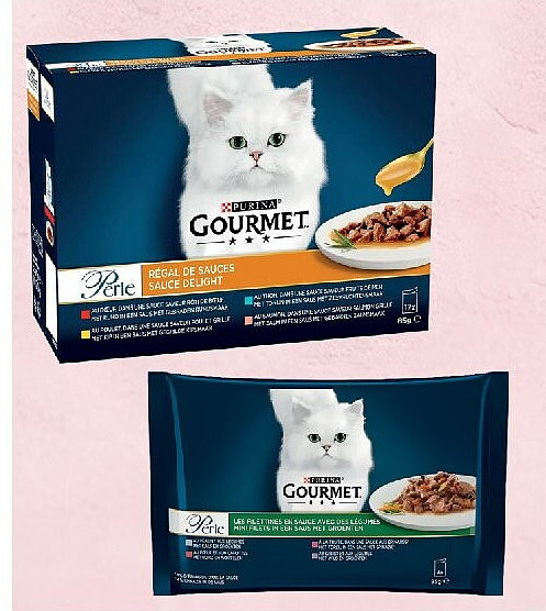 Gourmet kattenvoeding, assortiment
