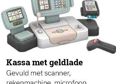 Kassa met geldlade