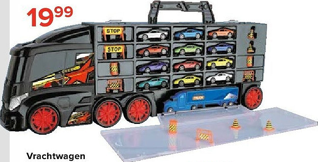 Vrachtwagen koffer zwart