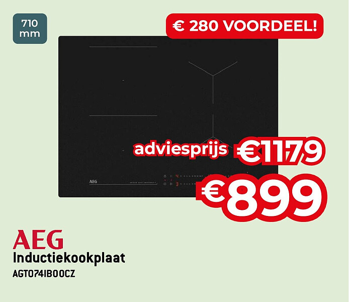 Inductiekookplaat AGTO74IB00CZ