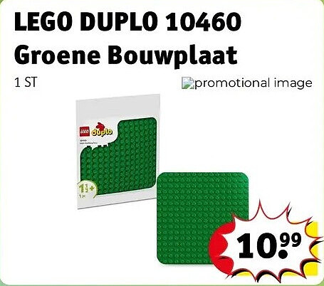 LEGO DUPLO 10460 Groene Bouwplaat