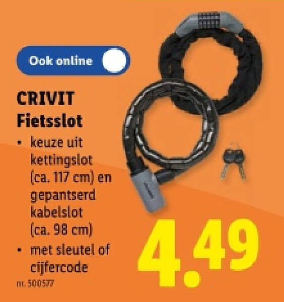 Fietsslot