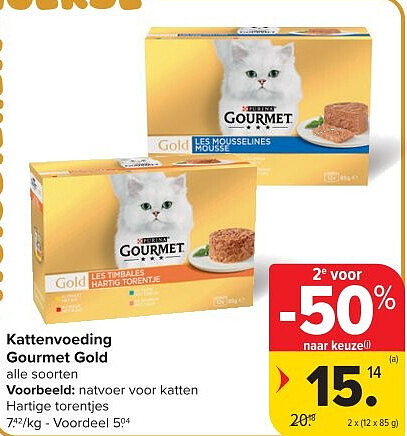 Kattenvoeding Gourmet Gold