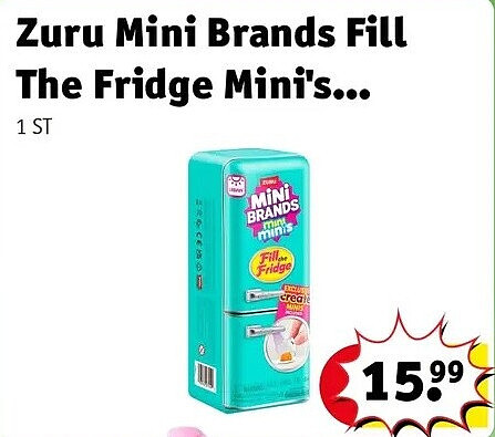 Zuru Mini Brands Fill The Fridge Mini's...
