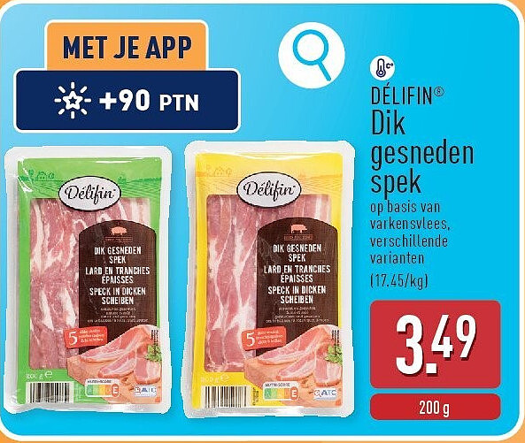 DÉLIFIN® Dik gesneden spek
