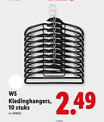 W5 Kledinghangers, 10 stuks
