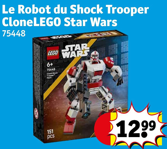 Le Robot du Shock Trooper CloneLEGO Star Wars 75448