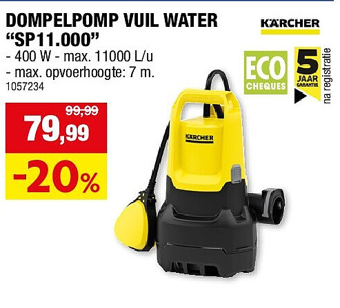 DOMPELPOMP VUIL WATER “SP11.000”
