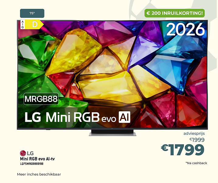 LG Mini RGB evo Al-tv LQ75MRGB88B9B