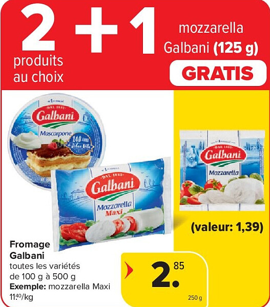 Fromage Galbani 250 g