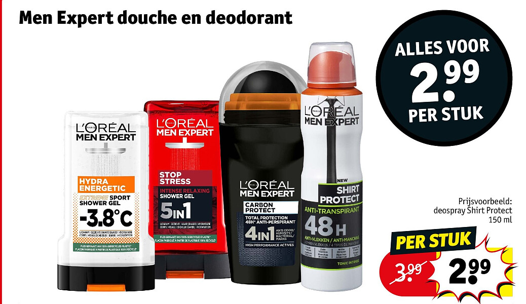 Men Expert douche en deodorant
