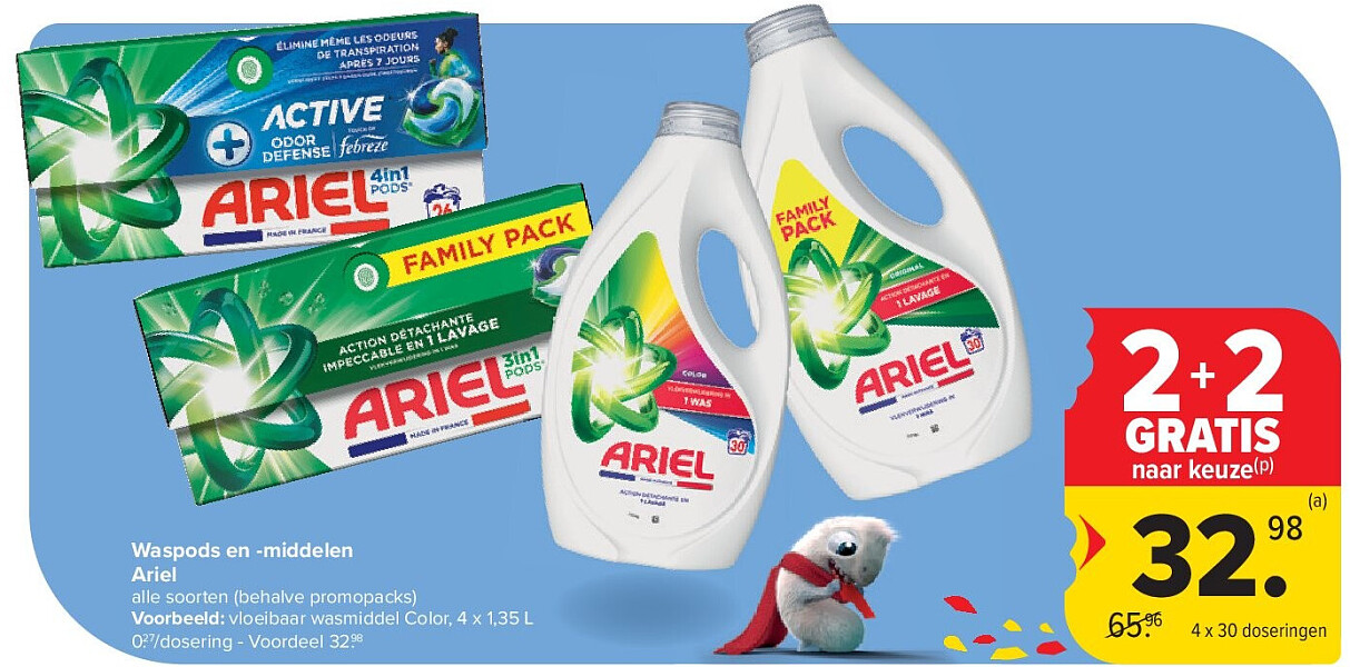 Waspods en -middelen Ariel