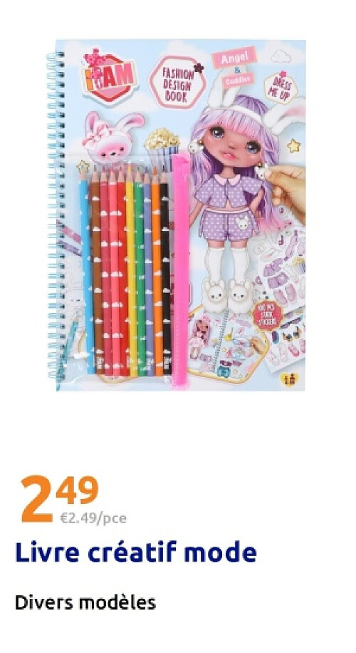 Livre créatif mode