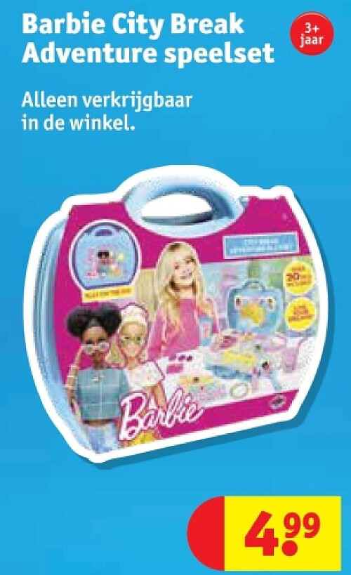 Barbie City Break Adventure speelset
