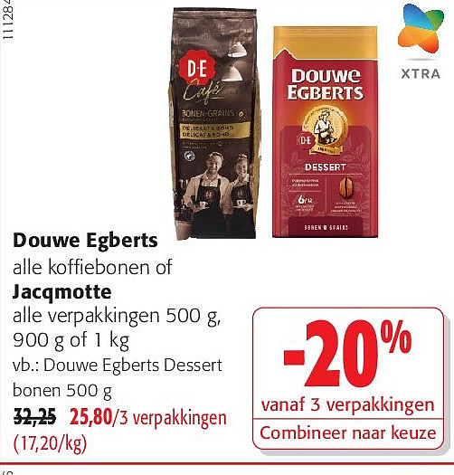 Douwe Egberts Dessert bonen 500 g