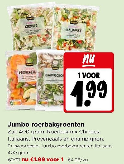 Jumbo roerbakgroenten