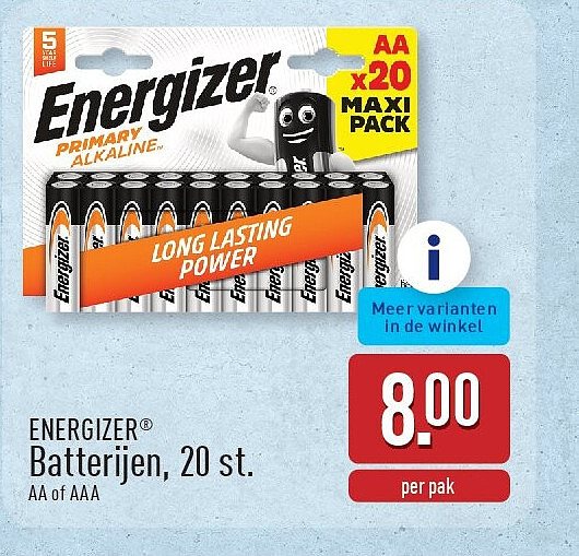 Batterijen, 20st.