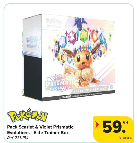 Pack Scarlet & Violet Prismatic Evolutions - Elite Trainer Box