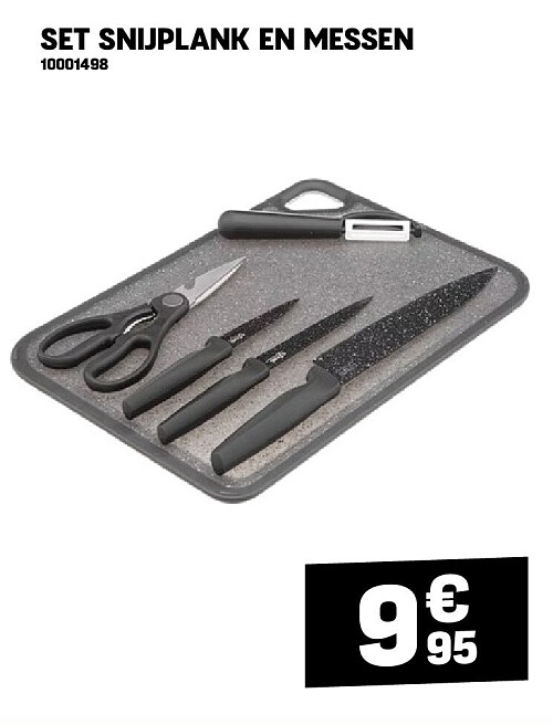 SET SNIJPLANK EN MESSEN