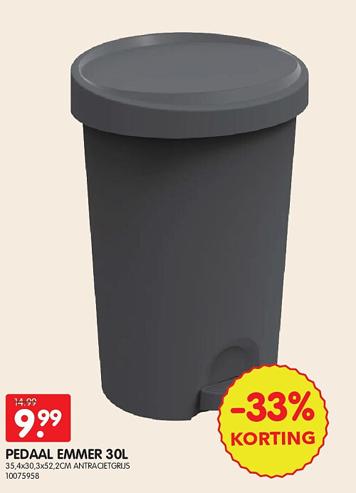 PEDAAL EMMER 30L