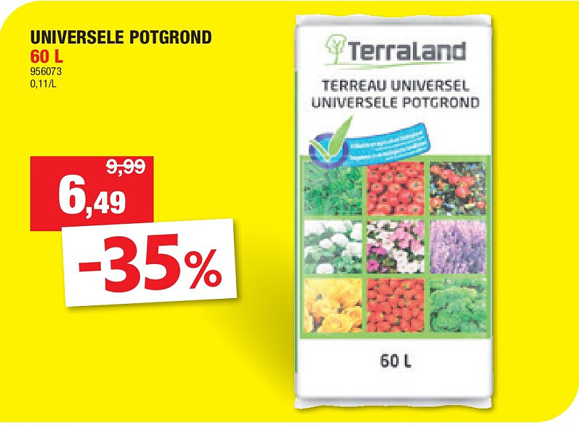 UNIVERSELE POTGROND 60 L