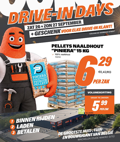 PELLETS NAALDHOUT “PINIERA” 15 KG