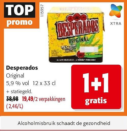Desperados Original 5,9 % vol 12 x 33 cl